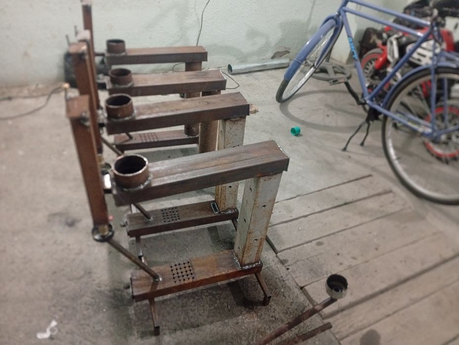 Отработка печка горелка