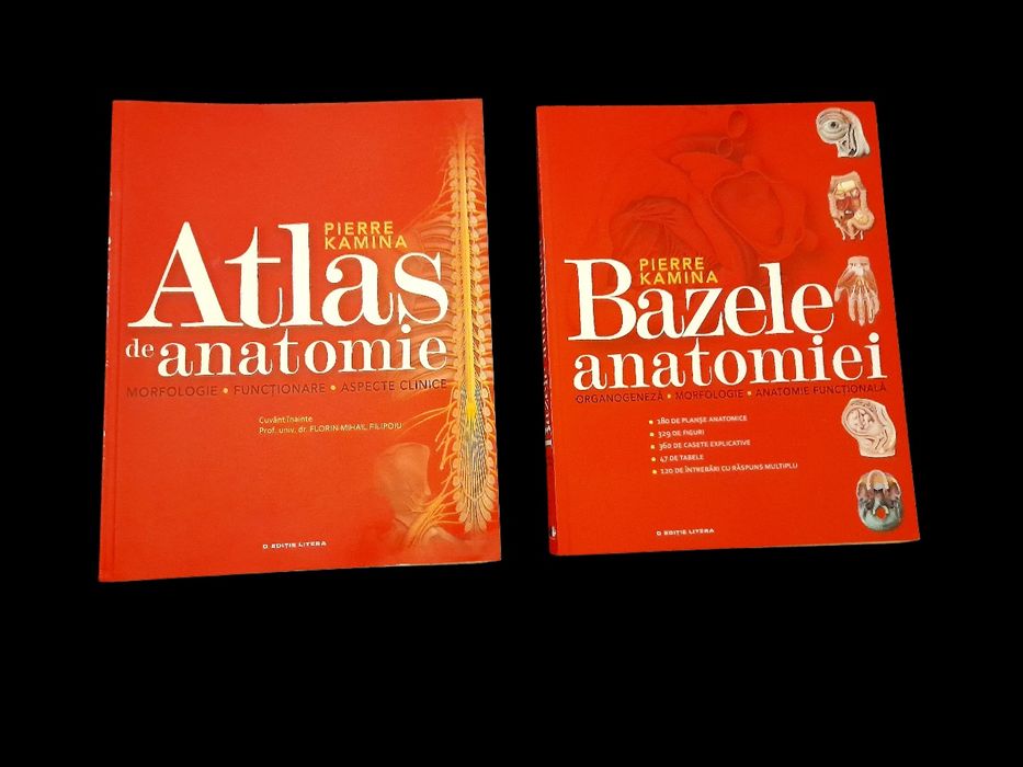2 vol. Atlas de anatomie + Bazele anatomiei - Pierre Kamina