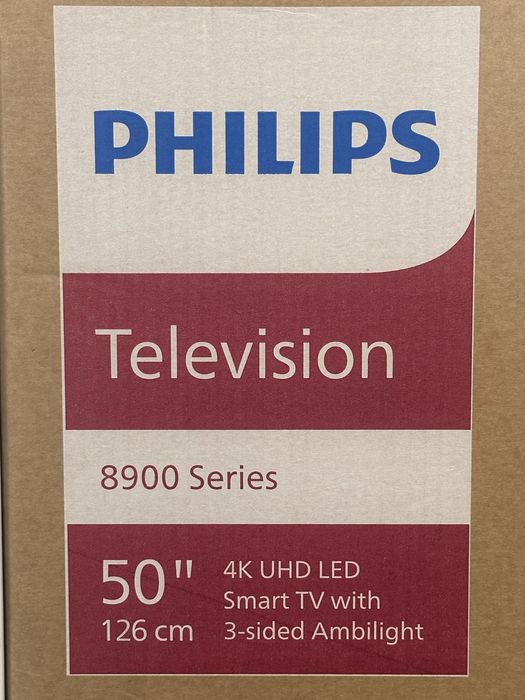 Продавам чисто нов TV Philips 4K UHD