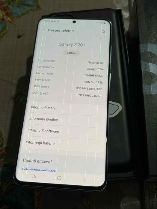 Samsung Galaxy S20 plus fullbox 128Gb/8Gb