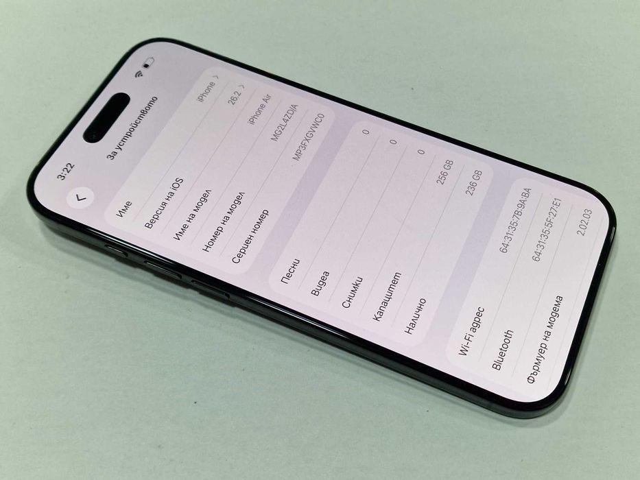 Apple iPhone Air 256GB / 100%