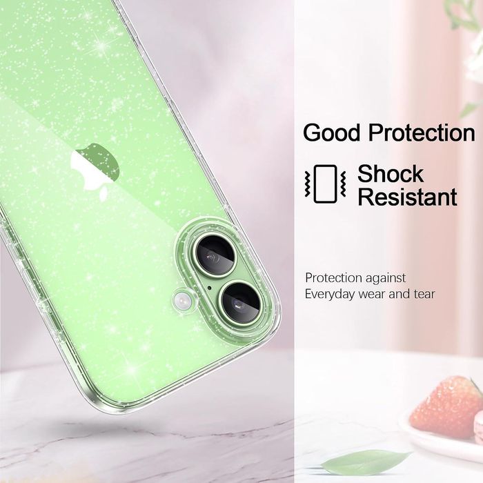 Блестящ кейс glitter case за apple iphone 17