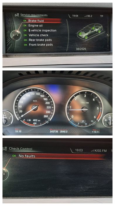 BMW Seria 5 F10 520d 184cp 2013 Euro 5 Cutie automata 8 trepte Sistem audio profesional Hi-fi