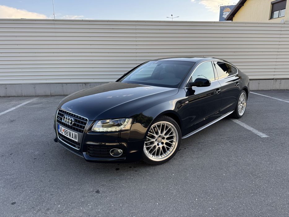 Audi A5 S-Line Quattro 2.0 TDI 170 CP | Manual 6 trepte | Trapa | Piele | Bi-Xenon | Keyless