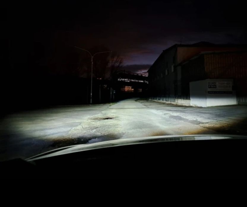 Leduri H7 500% Lumina Alba , Răcire integrata 6500k / 60W Super White