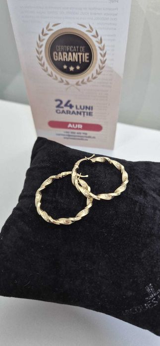 (AG46) Cercei aur 14K B.4728