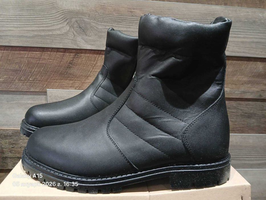 Кожени зимни боти 42
