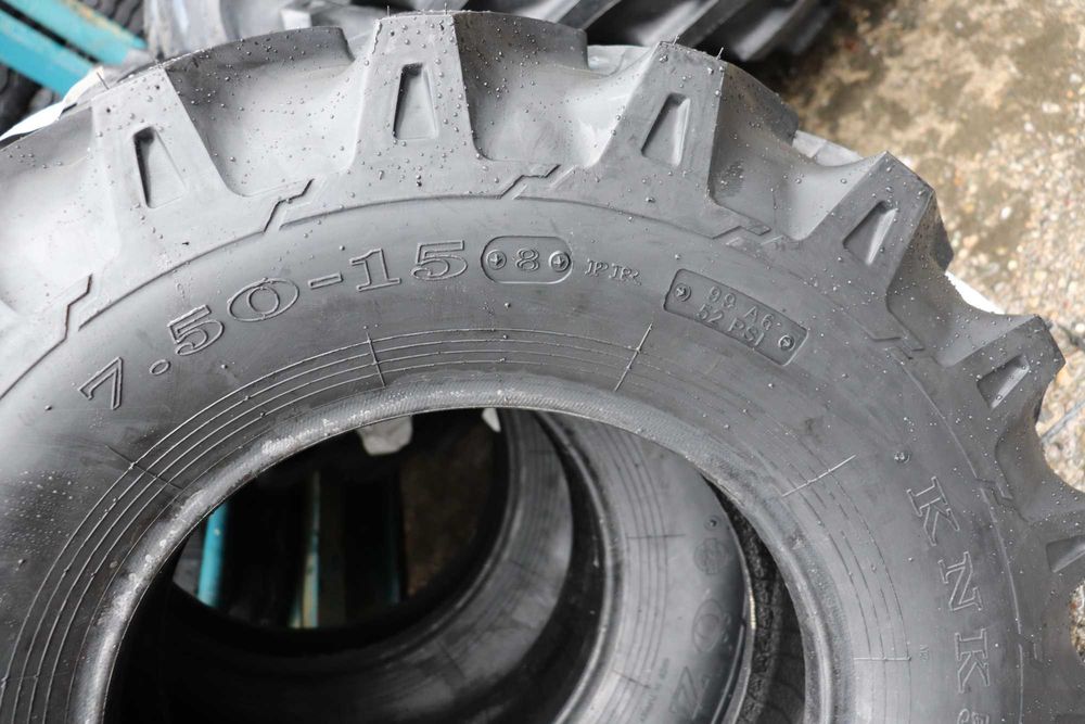 Anvelope noi OZKA 7.50-15 8 pliuri cauciucuri de tractiune motocultor