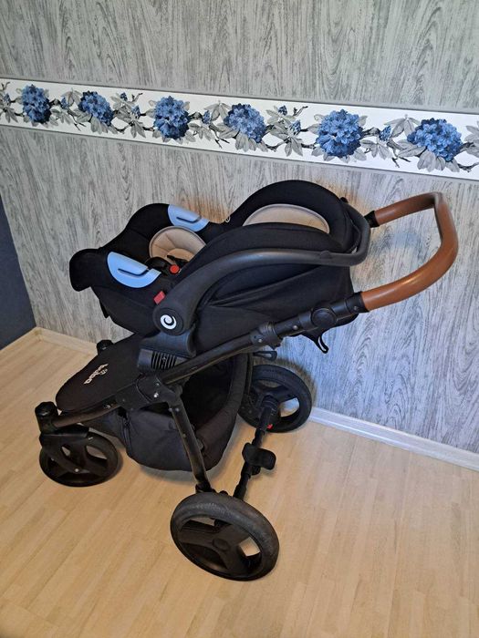 Продавам  бебешка количка-Buba forester 3в1 Графит-много добра!