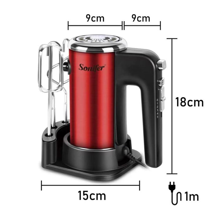 Электрический ручной миксер Sonifer SF-7025