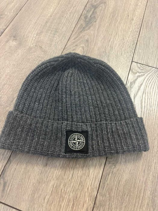 Stone Island Шапка Серая Оригинал