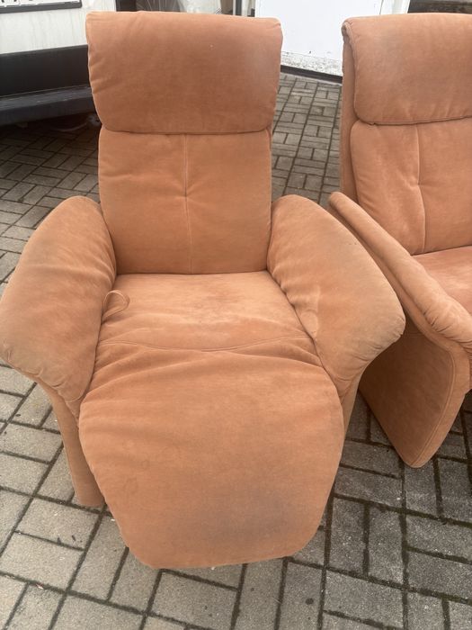Set canapea 3 locuri  cu 2 fotoli relaxare