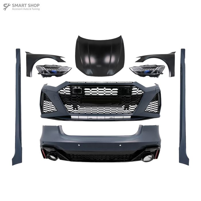 Pachet Exterior Complet Audi A7 4G (2010-2014) Wide RS Design Conversi
