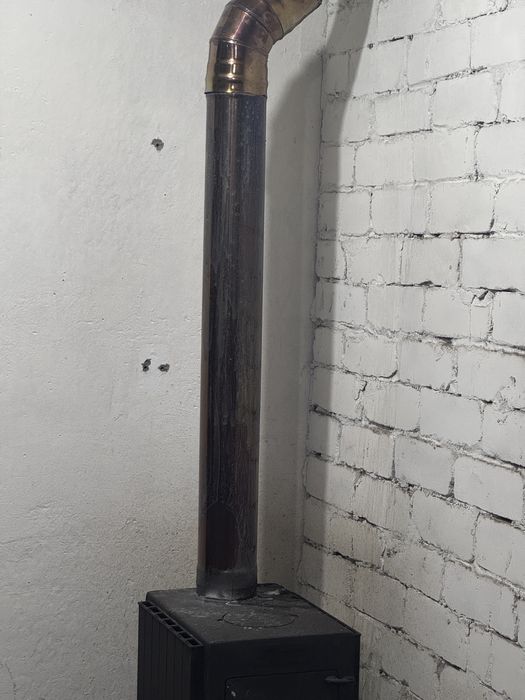 Печь буржуйка с трубами