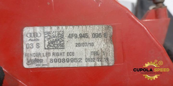 Stop Lampa Tripla LED dreapta aripa 4F9945096E Combi Audi A6 4F/C6 [f