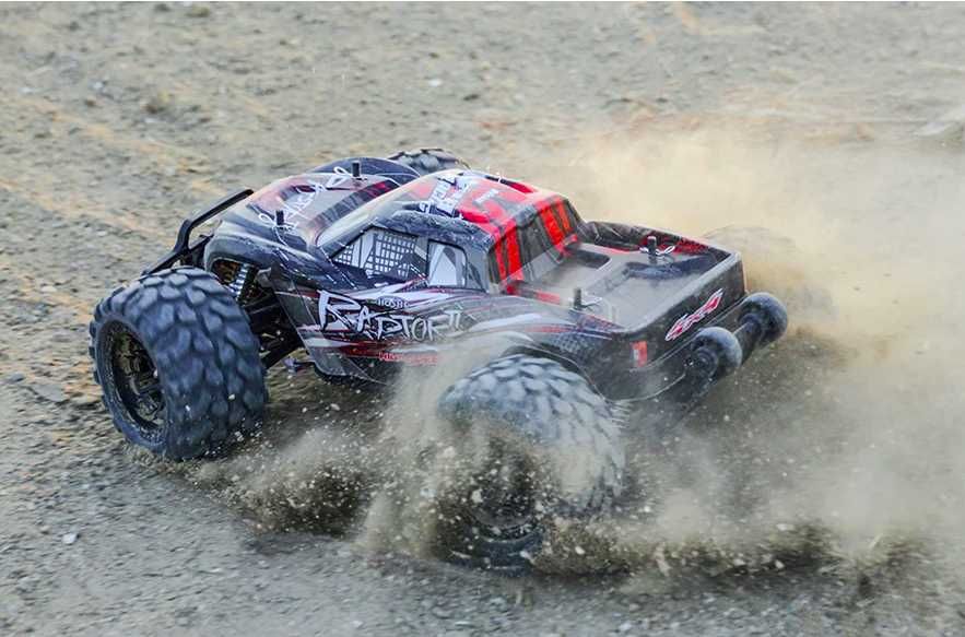 Monster Truck Raptor N518 1:8, brushless, 110км\ч, Червен