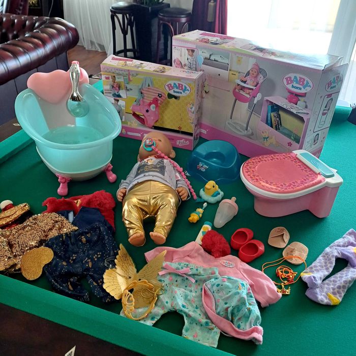 Baby born сет ! Минимални следи от употреба!Не се продават ПООТДЕЛНО!!