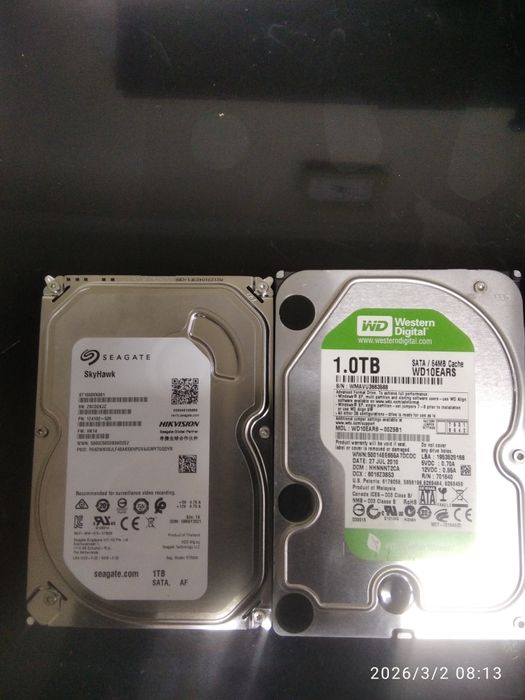 Два жест.диска 1 Тб.