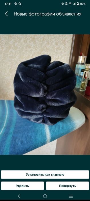 Продам шапку из эко меха