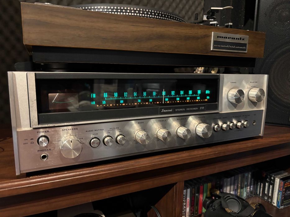 Receiver (amplificator) Sansui 771, stare foarte buna