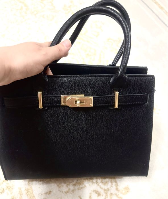 Сумка черная женская Hermes