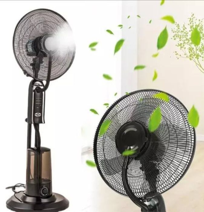 Вентилатор с водна мъгла с дистанционно Elite EFM-1307R, 3 скорости, 3