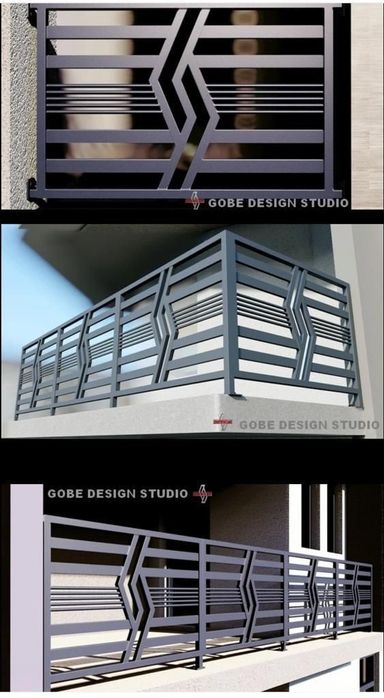 Vand balustrada fier