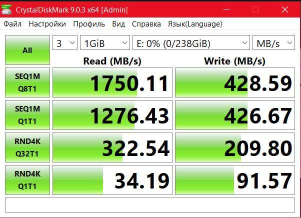 NVMe 256gb SSD m.2