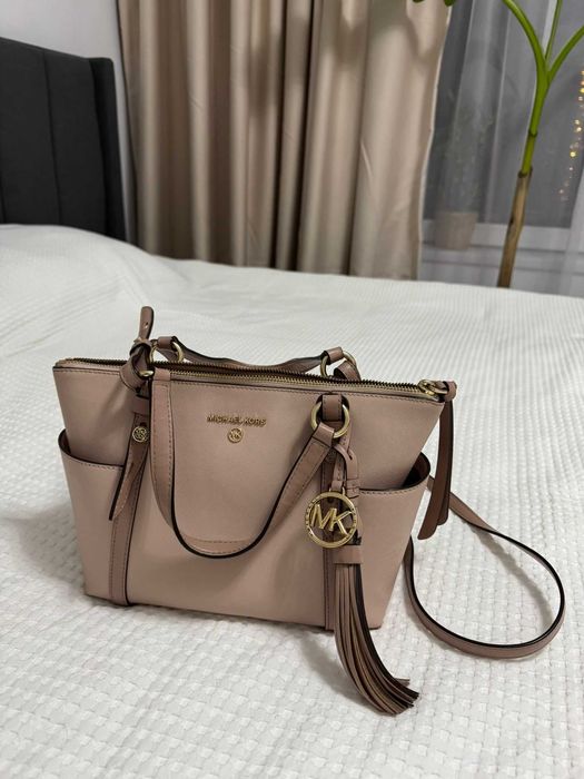 Geantă Michael Kors originală – piele Saffiano – ca nouă