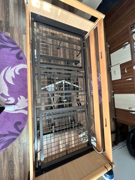 Pat medicinal reglabil electric, cadru metalic + saltea antiescara