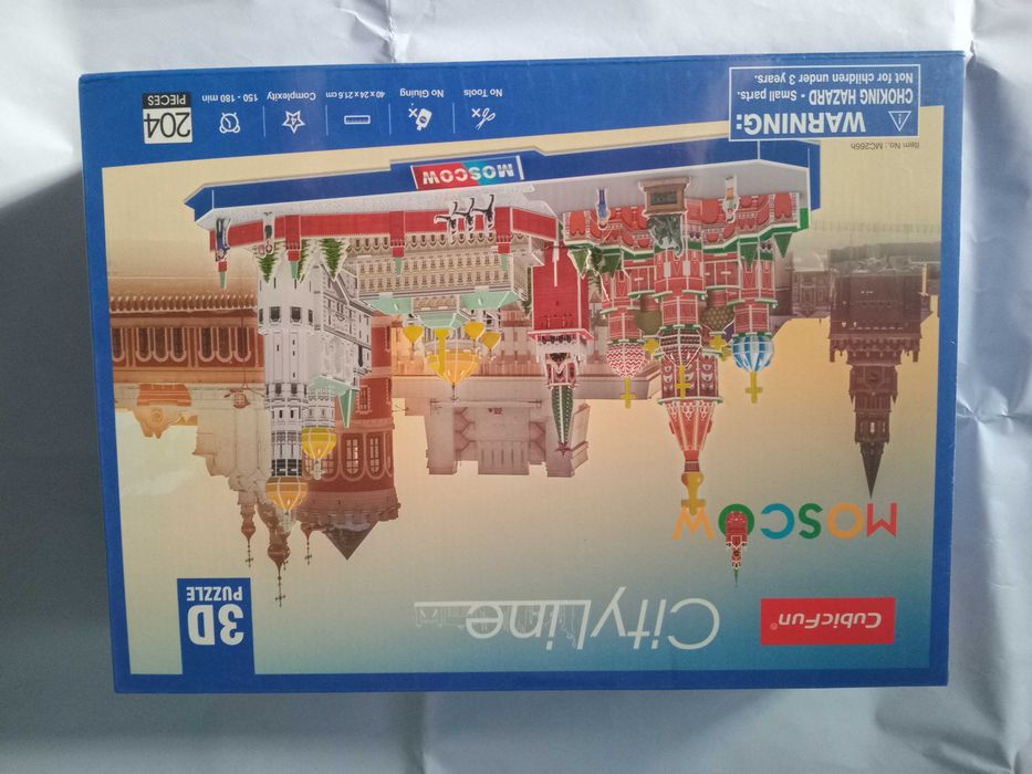 Puzzle Cubic Fun 3D City Line Moscow