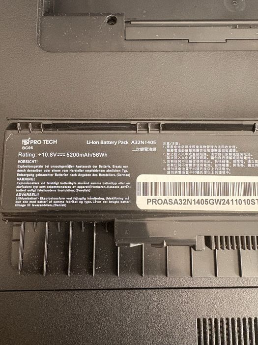 Laptop ASUS G551JM