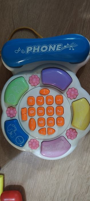 Продается телефон детский, пирамида, цифры