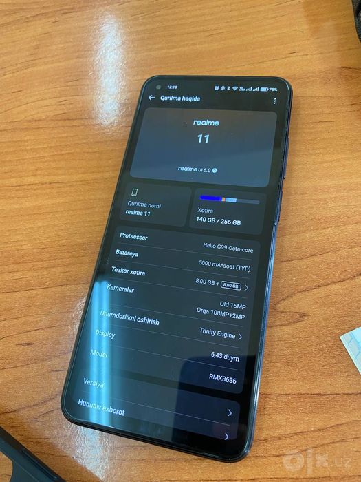 Realme 11 8/256 gb