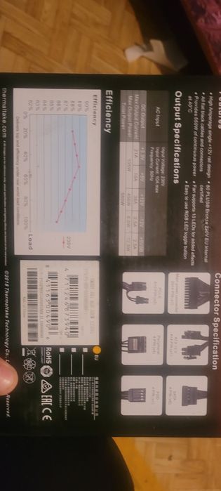 Блок питания 550w Thermaltake