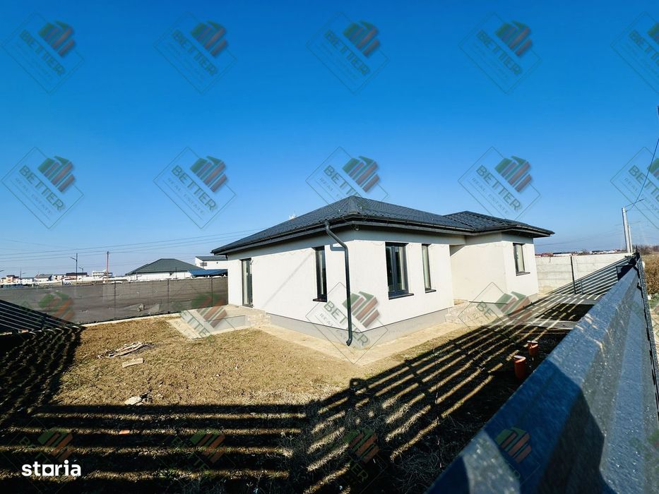 Casa Parter Individuala + Pod Comuna Berceni - 3 camere - 2 Bai
