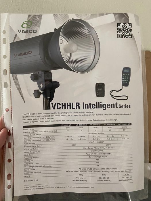 Вспышка Visico студийная. г.Актау