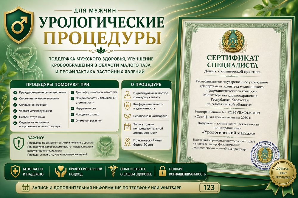 Урологический процедура Массаж