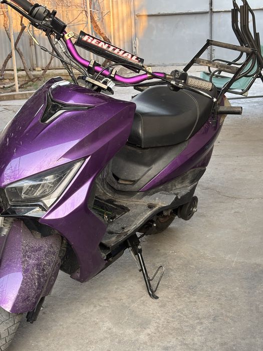 Мопед м8 про фиолетовый