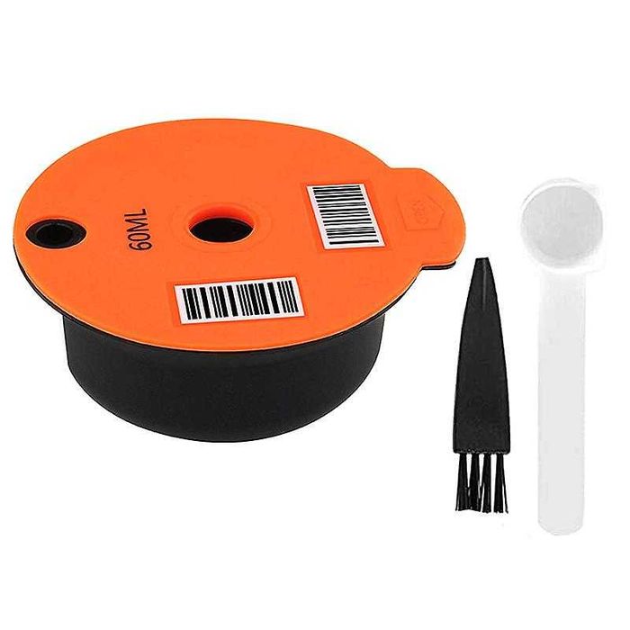 Capsula cafea compatibil Bosch Tassimo, reincarcabila portocaliu