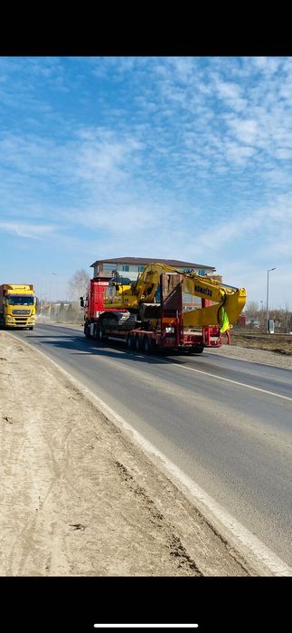 Transport utilaje de construcții ,utilaje agricole Camioane ETC