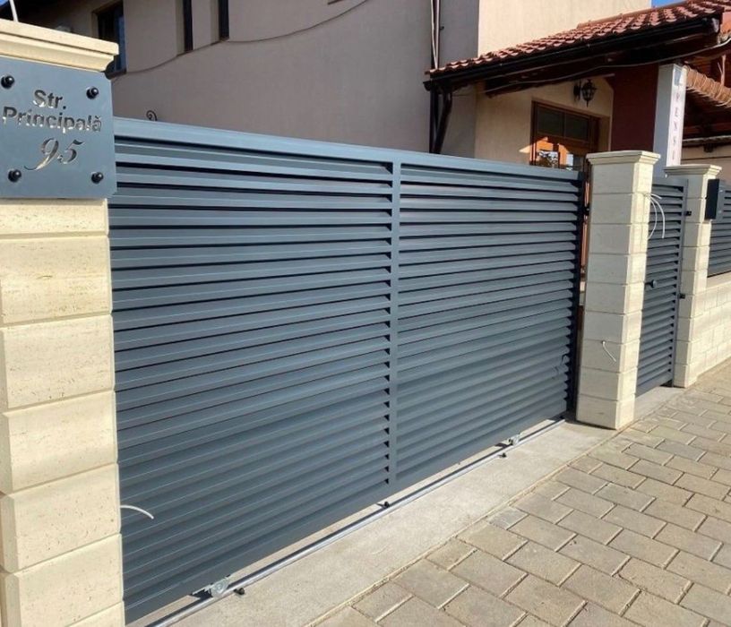 Porți & garduri metalice la comandă – Preț bun, calitate garantată