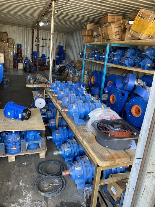 Электродвигели редуктора вентиляторы