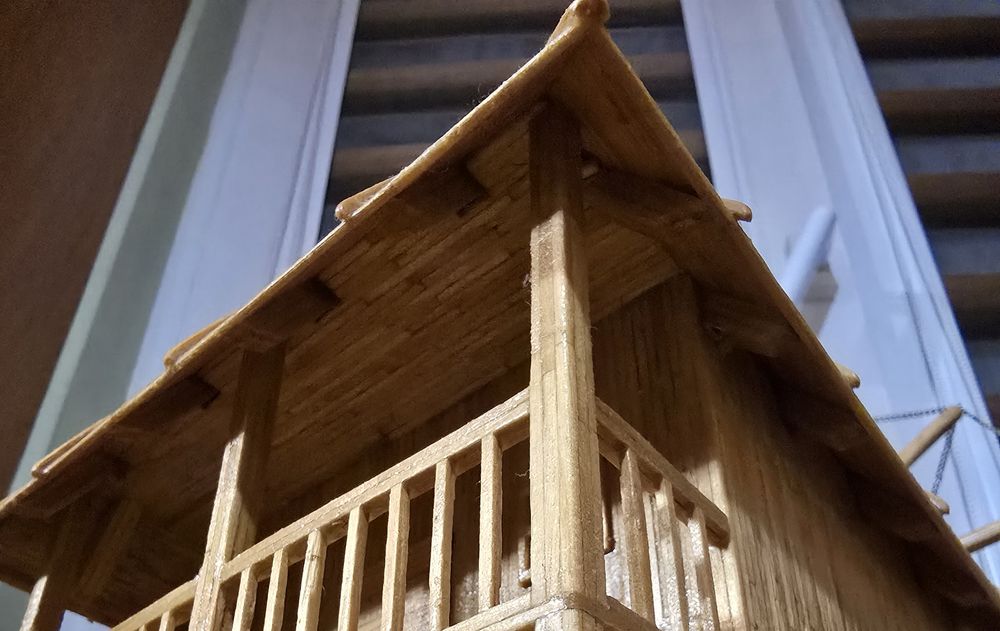 Мелницата в Несебър - ръчно изработен макет