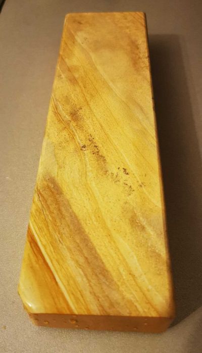 Piatra de ascutit naturala japoneza Mikawa Shiro Nagura - Botan, Tokkyuu (Top) Grade, Long-Size (Jnat)