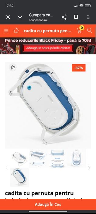 Vând vanita pliabila bebe