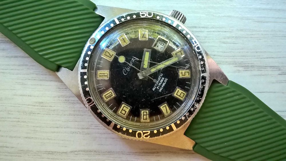 Chilex ceas skin diver 20 atm / 200m full inox 40mm automatic vintage
