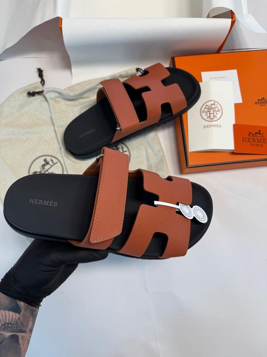 *PREMIUM* Papuci Hermès , Full Box, Mărimi 35/41 , 100% Piele Naturală