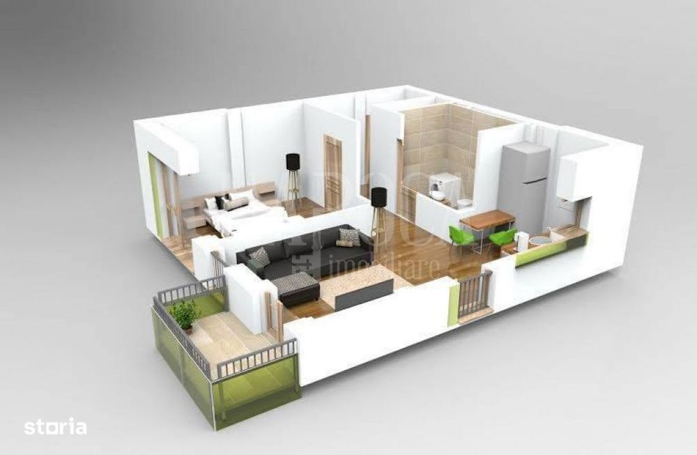 Apartament 2 camere de vanzare in Manastur, Cluj Napoca