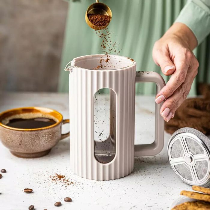 Infuzor din sticla, aparat pentru cafea, ceai sau ierburi, capacitate